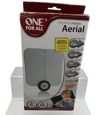 Image of One For All Amplified Indoor Digital TV Aerial, Flat HDTV Antenna SV9215 White
