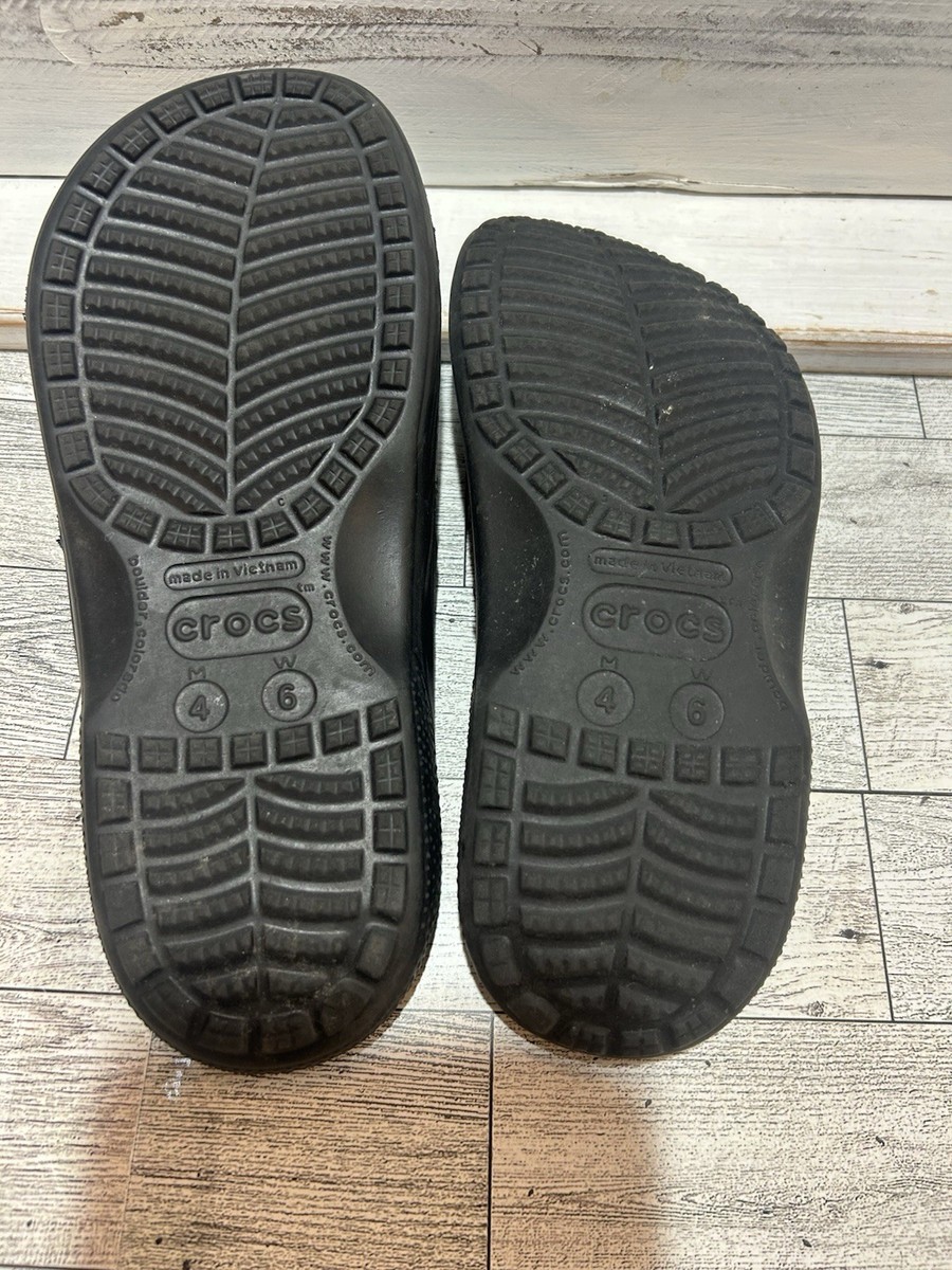 Crocs Baya Men\'s Size 13 Comfort Flip Flop Black Thong Beach Sandals Slip On Crocs Unisex Baya Flip Flop Slip On Thong Sandals Black  main image 3