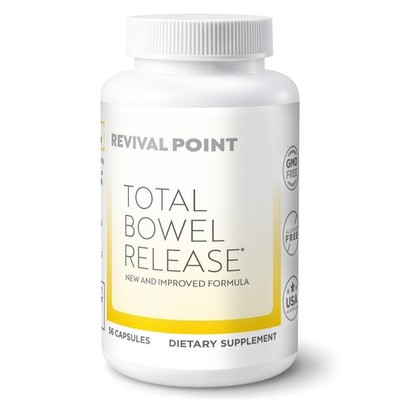 Revival Point Total Bowel Release Digestion Supplement for Regularity, Gut...