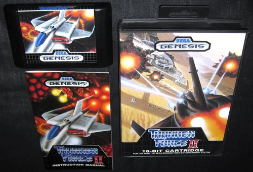 Thunder Force II (Sega Genesis, 1989) Complete in Box CIB, Excellent