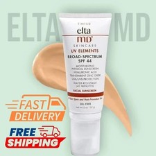 Elta MD UV Elements TINTED Facial Sunscreen SPF 44 2 oz New with Box NEW
