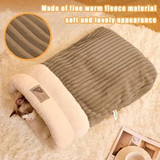 Cat Sleeping Bag Snuggle Sack Cat Bed Cave Soft Washable Beds Pet Mat Warming