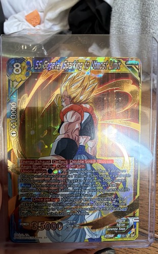 Dragon Ball Super Card SS Gogeta, Sparking to Utmost Limit BT22-137 Super Rare