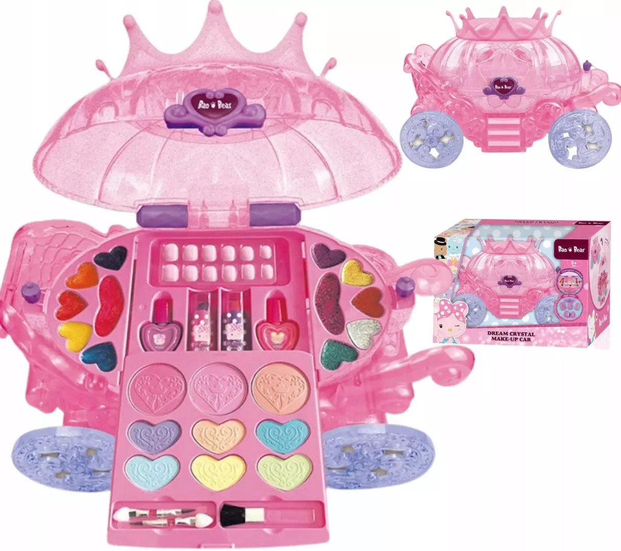6920177980087 KUFEREK KOSMETYKW KAROCA PAZNOKCI MAKIJA MAKEUP ZESTAW PIKNOCI 11290₽