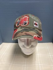 International Harvester Distressed Camo Kid Hat/Cap Strap back.