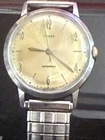 Vintage 1966 Timex Marlin 20172 Manual Wind Watch New Speidel Band Runs Well