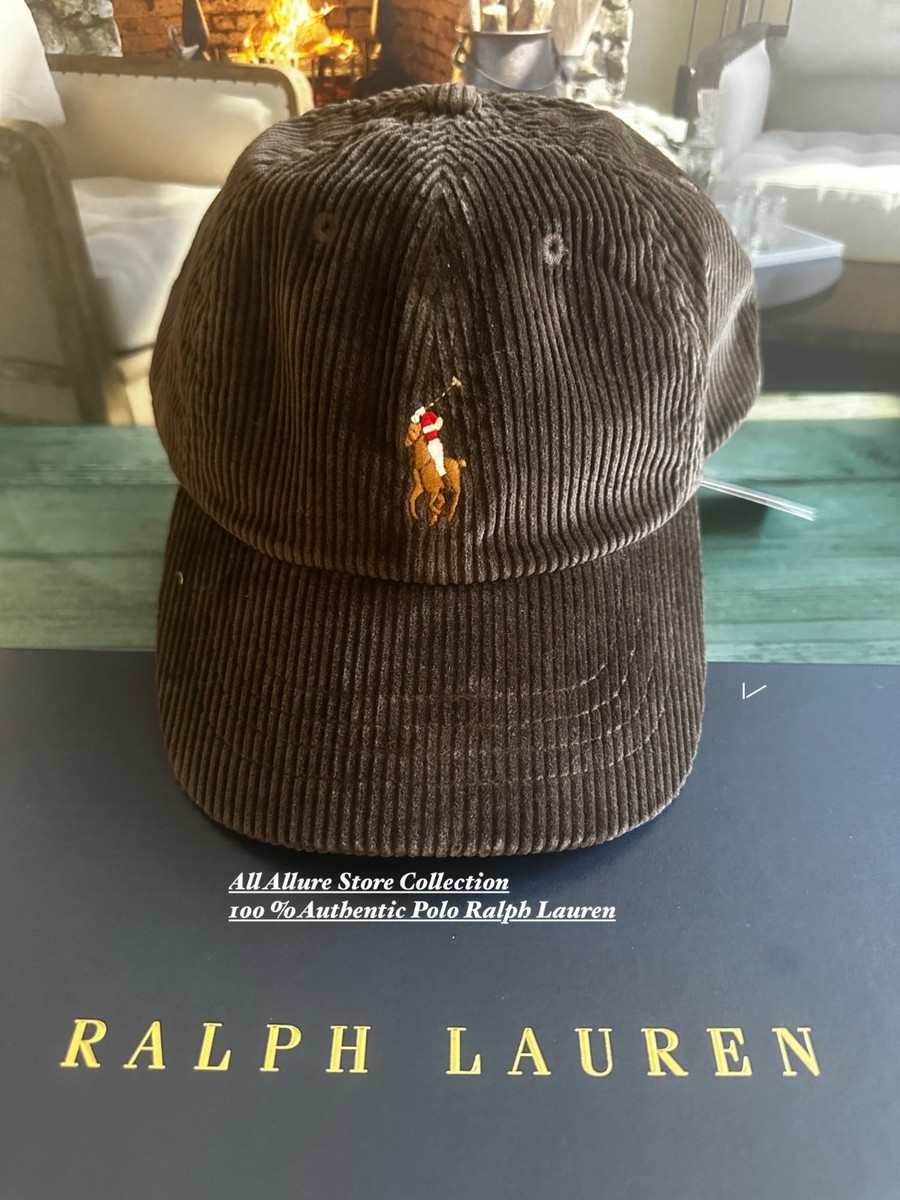 BN Polo Ralph Lauren men's Polo Corduroy Cap Ball Hat One Size