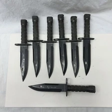 USGI M9 Lan-Cay Military Fixed Black Blade Knife ONLY Grade B Straight Handle