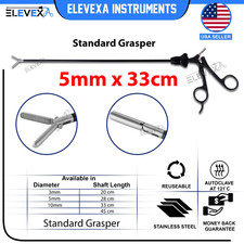 ELEVEXA New STAND-ARD Grasper 5mm 33cm Laparoscopic Dissector Bariatric Forceps
