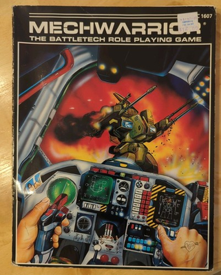 #ad #ad Mech Warrior RPG by FASA 1986 RPG Game Book . 1st Print. 1607 Good $16.49