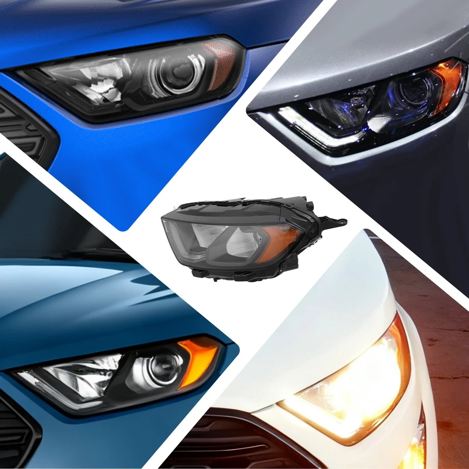 For 2018-2022 Ford EcoSport SE/SES/Ti Halogen Headlight Headlamp Driver Side LH Foto 2 de 4