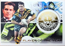 2003 REP PLAYER OF THE YEAR CARD [DALLY M AWARDS] DM5 Danny BUDERUS (NEWCASTLE)