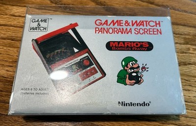 Nintendo Game & Watch MARIO'S BOMBS AWAY Panorama Screen TB-94 1983 Boxed CIB 