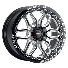 Weld Racing Wheels Laguna 6 Beadlock 20x10 +38 Black 6x139.7 6x5.5 (QTY 1)