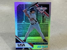 2020 Panini USA Baseball Stars & Stripes- Jack Bulger #37 Longevity Holofoil /99