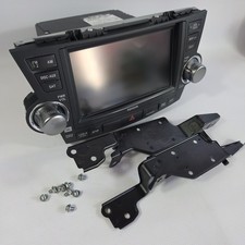 2011-13 Toyota Highlander Head Unit Radio Receiver 86120-0e410 Working Take Off