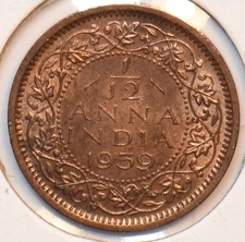 India British 1939 C 1/12 Anna 294112 combine shipping