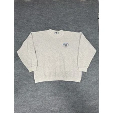 Vintage Lee Nestlé Business Recovery Team Sweatshirt USA Made XL Gray 90s