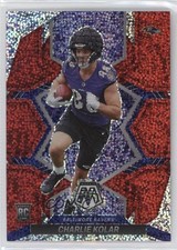 2022 Panini Mosaic Rookies Redemption Pack Red Sparkle Prizm Charlie Kolar 0s55