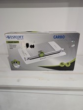Westcott Carbo Titanium Paper Trimmer 12  Scrapbooking Craft Cutter w/ Storage