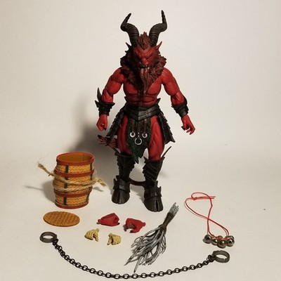 Four Horsemen Mythic Legions Figure Obscura Holiday RED KRAMPUS - LOOSE COMPLETE