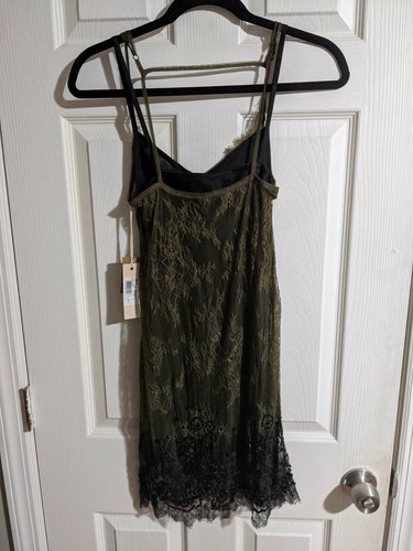 Diesel Lavinia Tank Top XS olivgrün Perlen gefüttert lang Unikat Festival Boho - Bild 5 von 7