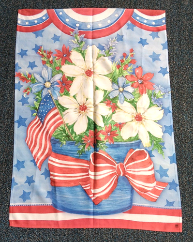 Sally Eckman Roberts Garden Flag 4th Of July Spring Yard Standard American Flag - Picture 5 of 5