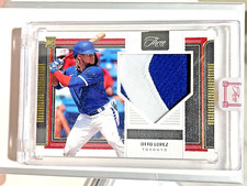 2022 Panini Three and Two Otto Lopez Rookie Jersey Gold 35/35 Blue Jays