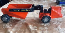 Vintage 1950  s MarX Lumar Rocker Dump Pressed Steel Orange