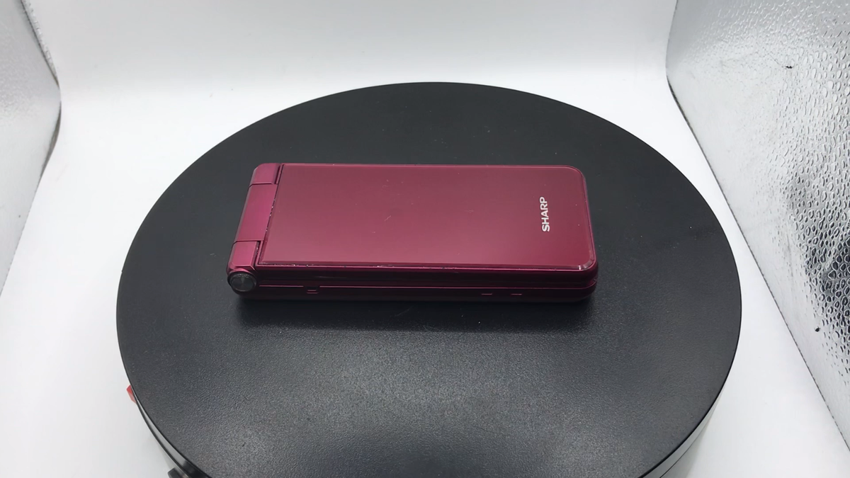 未使用新品 SHARP AQUOS SH-N01 Red SHARP AQUOS KEITAI RED SH-N01 Android Flip Phone SIM