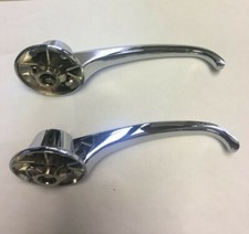 1964-1965 Ford Mustang Interior Door Handle Chrome Clip On Style Pair 2 Pieces 1964-1965 Ford Mustang Interior Door Handle Chrome Clip On Style Pair 2 Pieces