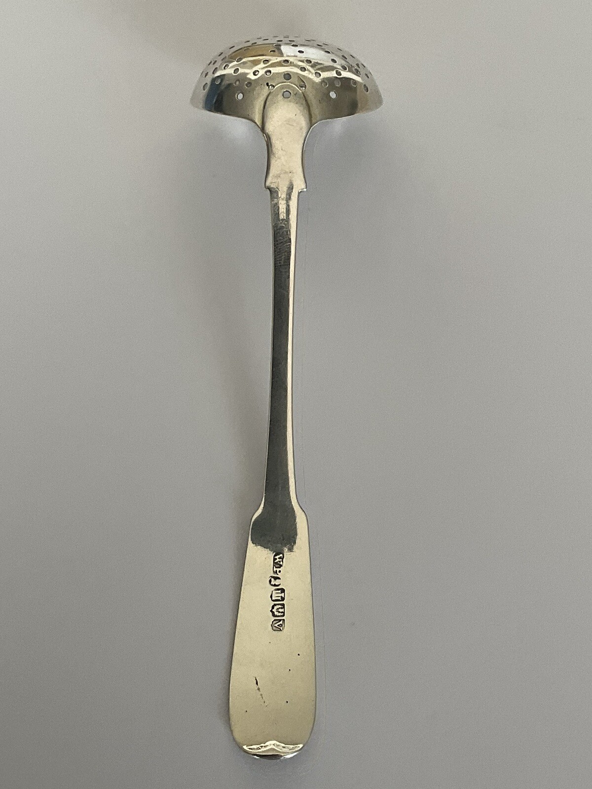 Lovely Scottish Georgian Solid Silver Sugar Ladle by William Peat Edinburgh 1827