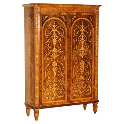 ATEMBERAUBENDER ITALIENISCHER VINTAGE INTARSIENSCHRANK SCHRANK ODER FLURSCHRANK