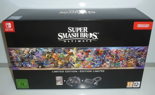 SUPER SMASH BROS ULTIMATE LIMITED EDITION NINTENDO SWITCH PAL NEW REGION FREE