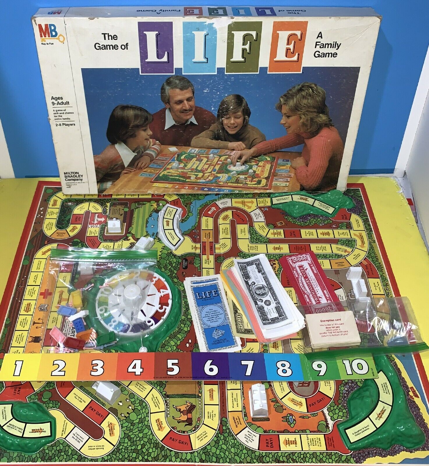 Vintage The Game of Life Family Board Game 1979 Milton Bradley