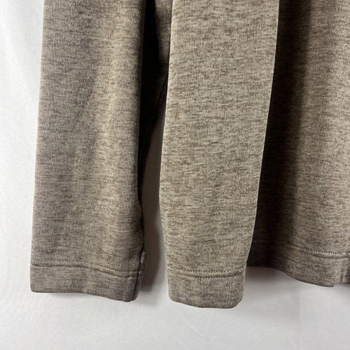 Greg Norman Men's Brown Fleece Lined 1/4 Button Collared Pullover Size XL - Picture 13 of 21