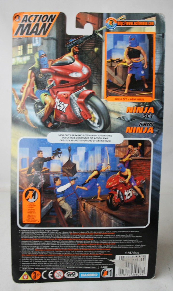 その他 NINJA TRAPS / NINJA ACTION TEAM RARE VINTAGE 1996 ACTION MAN NINJA SET WITH FIRING CROSSBOW HASBRO
