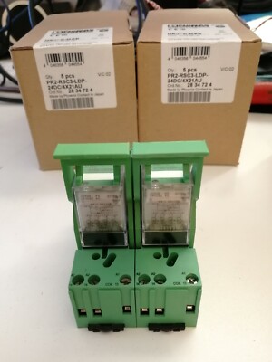 Phoenix Contact Koppelrelais, PR2-RSC3-LDP-24DC/4x21 Au, 4-Wechsler, 5 Stck.