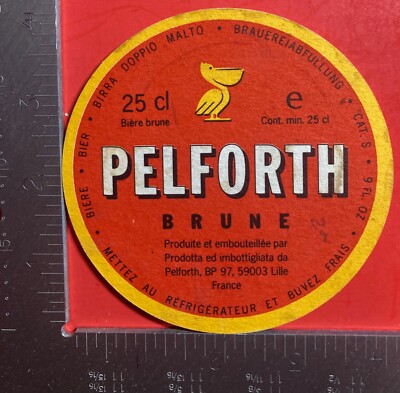 PELFORTH FRANCE 4 INCH ROUND BEER COASTER