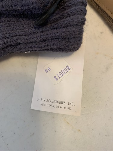 NWT 2 Pair Paris Accessories 100% Polyester Gloves Leather Shell Men’s One Size - Picture 7 of 7