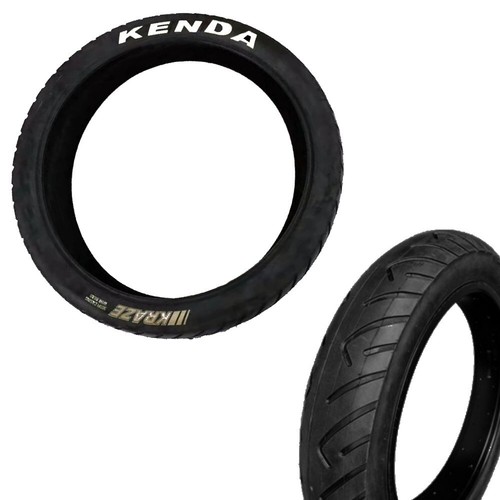COPERTONE 20 X 4.0 1/4 (97-406) + CAMERA PNEUMATICO KENDA SLICK FAT BIKE E-BIKE - Foto 2 di 6
