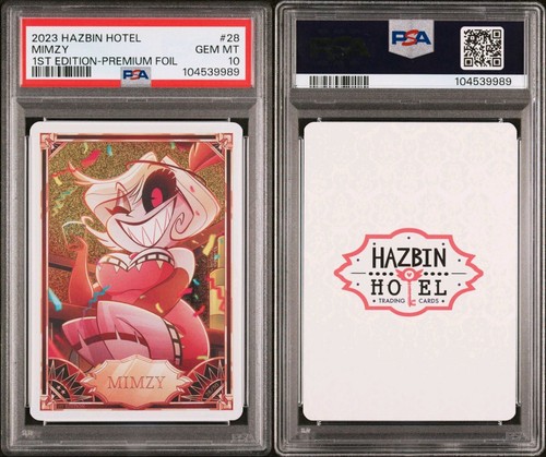 Hazbin Hotel 1ST EDITION Foil MIMZY GEM MINT PSA 10 - POP 1/0!!! - Foto 3 di 3