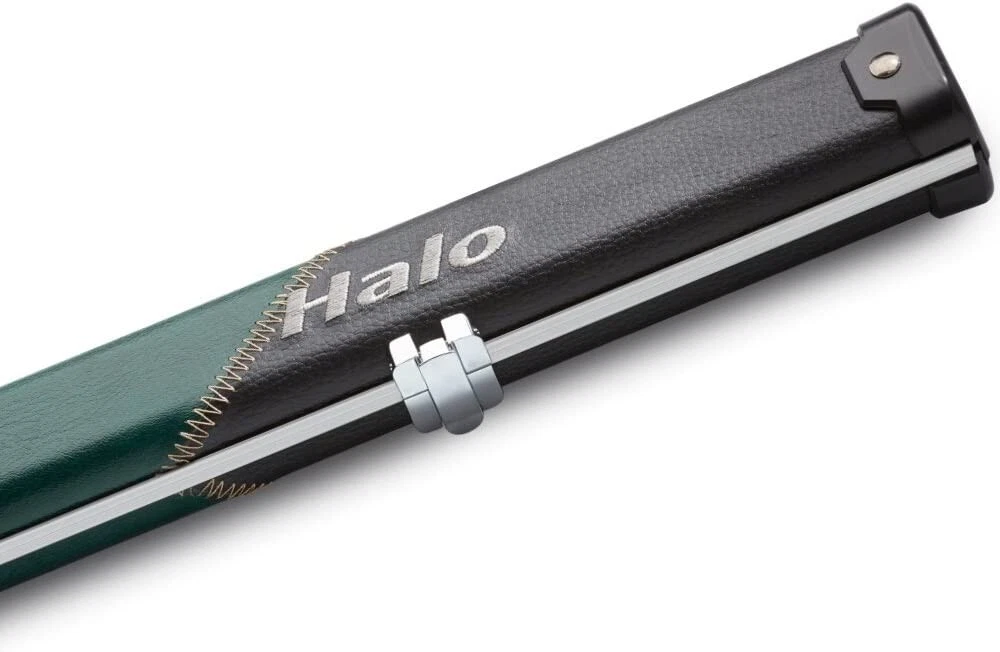 Peradon Halo 3/4 Black & Green Stripe Snooker/ Pool Cue Case