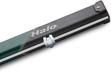 PERADON HALO 1 PIECE THIN BLACK & GREEN STRIPE SNOOKER/POOL CASE