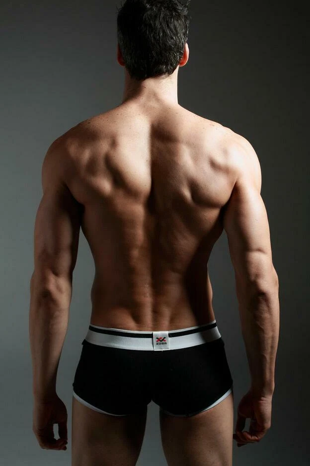 Paquete de 5 calzoncillos boxer de algodón para hombre XUBA con cintura flexible cómoda nuevos Foto 4 de 4