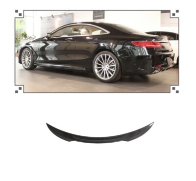 Real Carbon Fiber Trunk Spoiler For Mercedes W217 C217 S550 S560 S63 S65 AMG