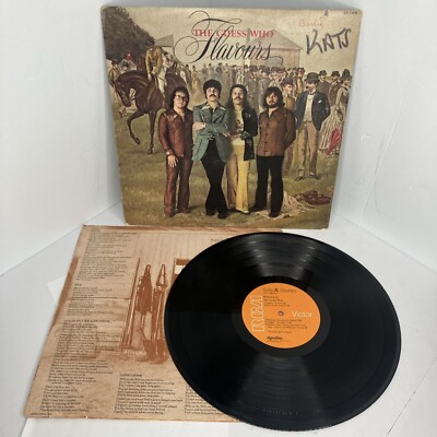 The Guess Who Flavours LP 1974 Classic Rock Pop Rock Vinyl Record