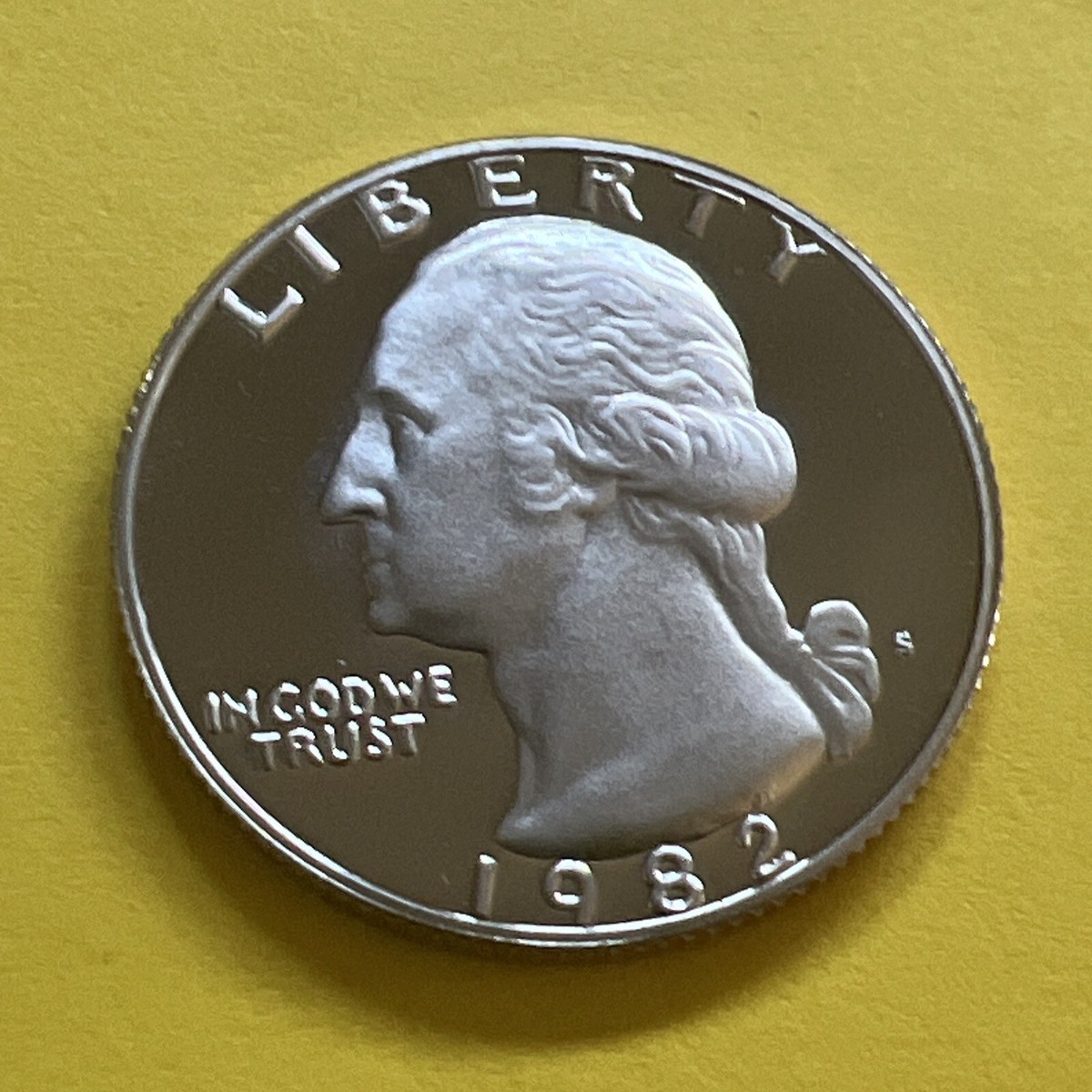 1982 S Washington PROOF Quarter 25cent Coin from US Mint