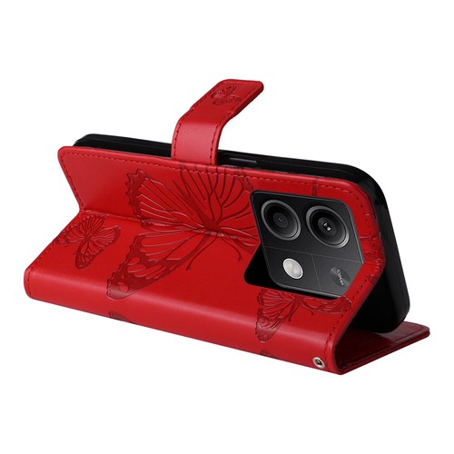 Butterfly Leather Wallet 3D Phone Case for Xiaomi 14 13C Redmi Note 12R 13 K70e - 第 6/20 張圖片