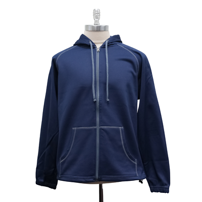 Tri-Mountain Racing F7173 Lightweight Hooded Jacket Navy Slate